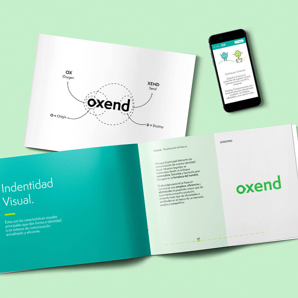 オクセンド brand style collateral